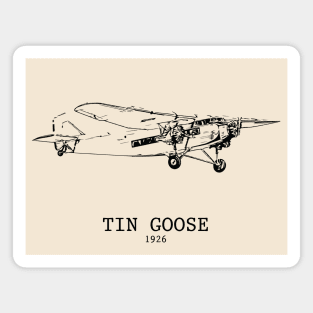 Tin Goose - Early Commercial Aircraft Magnet